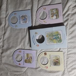 Beatrix Potter Doorknob Books 1999 Book Set of 4 board books